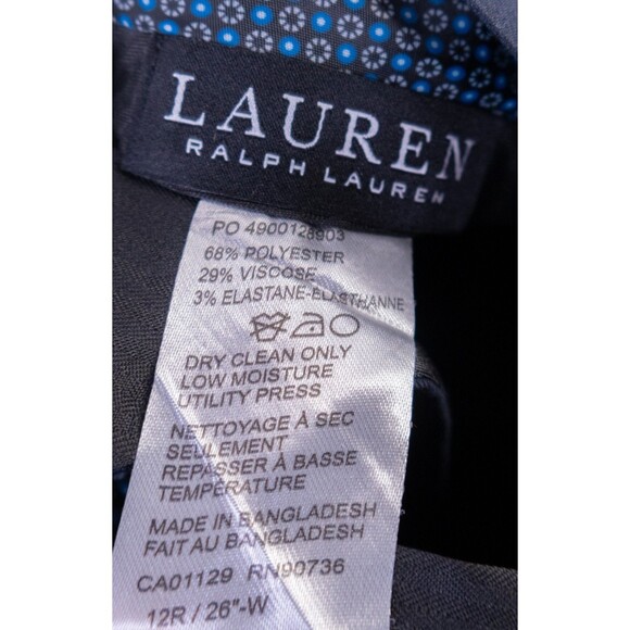 LRL Ralph Lauren Boys 12R Suit Blue Solid Two Button Double Vented - Picture 16 of 16